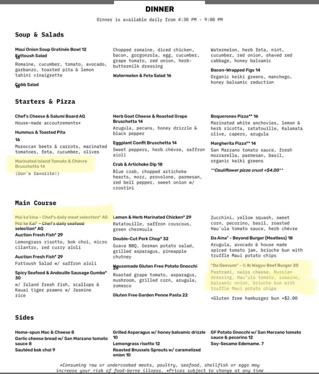 Kalapawai Cafe & Deli Menu - Image 3